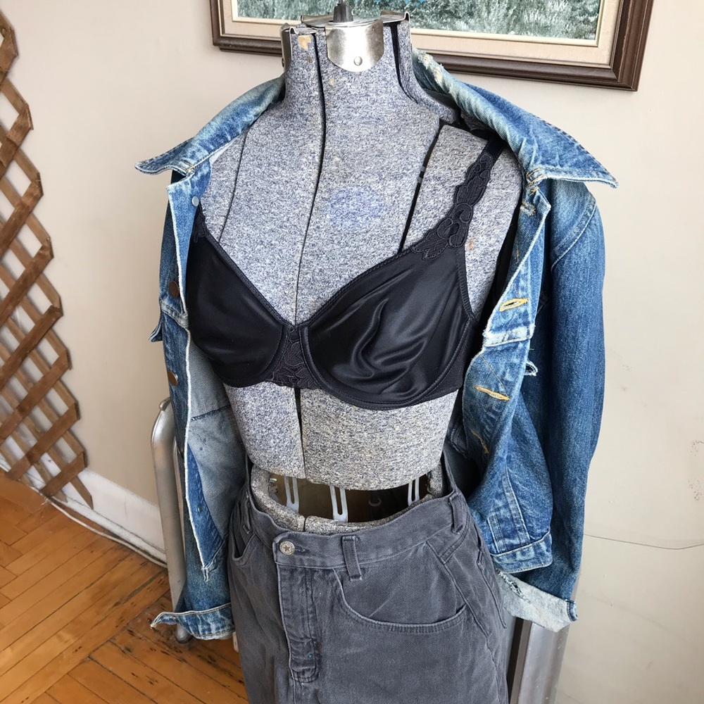 Vintage Bra with Appliqué